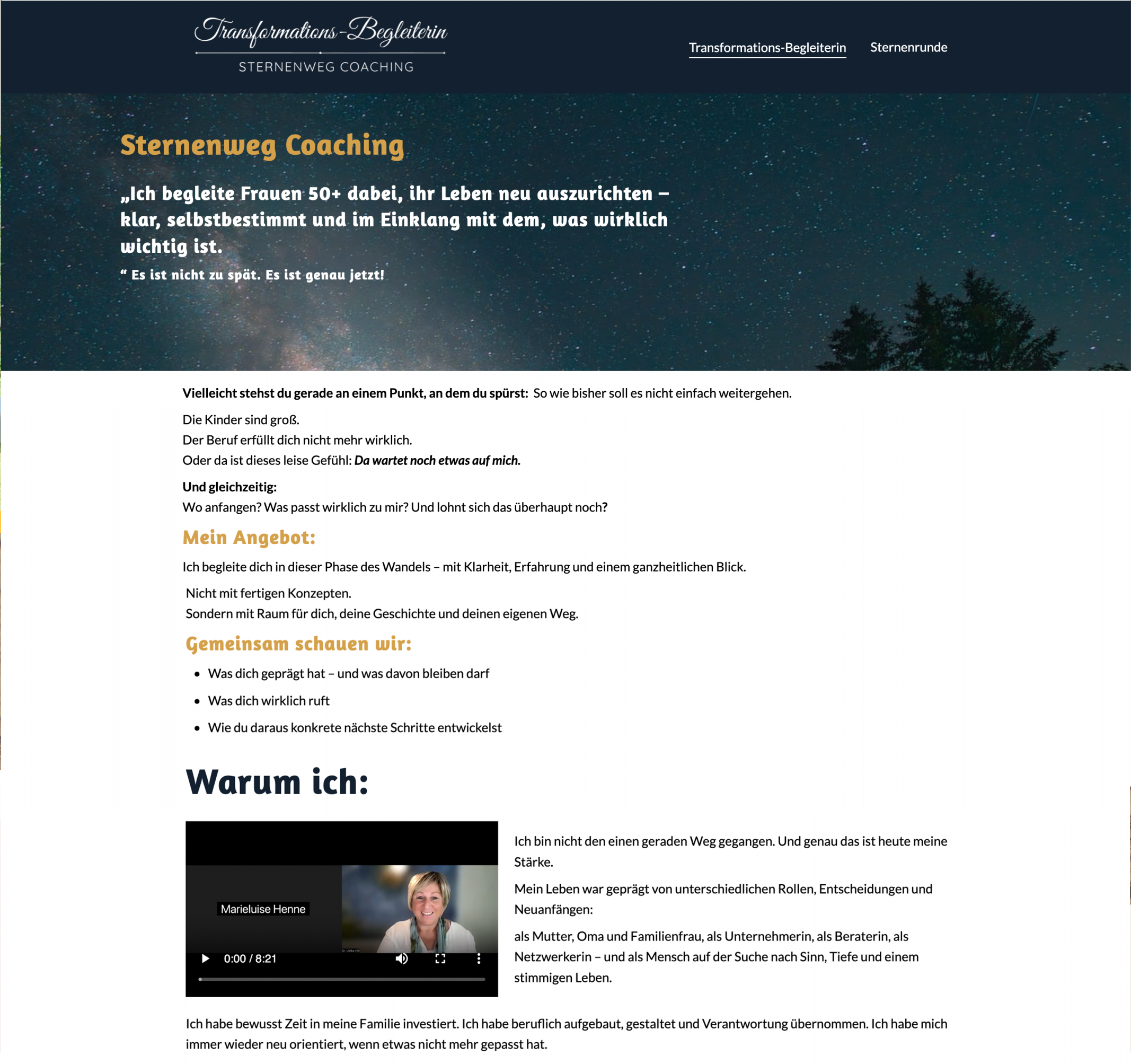Transformations Begleiterin